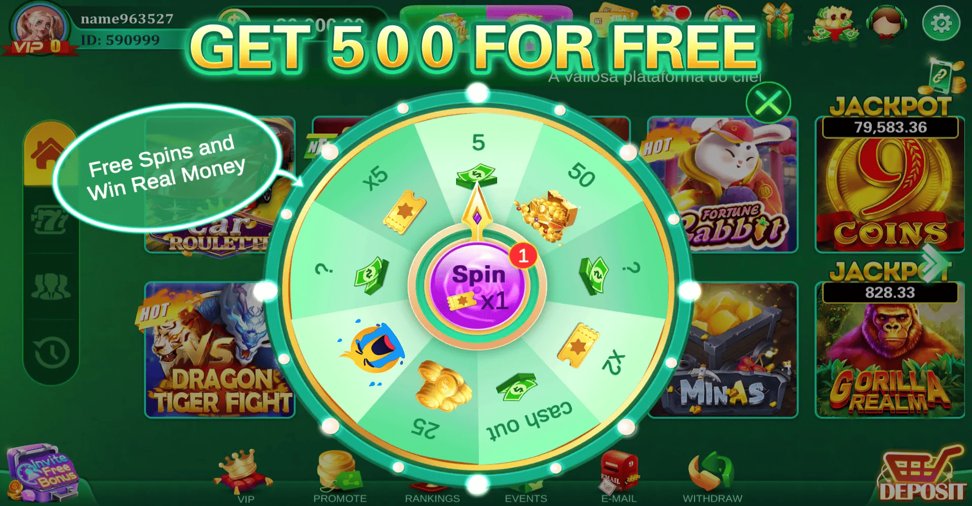 winli slots free spins